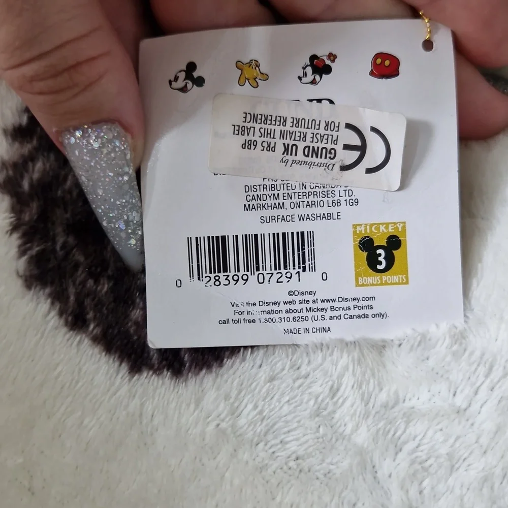 Gund mickey mouse pie eyed 1990s teddy plush soft toy - Picture 6 of 6